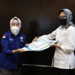 Wali Kota Batu Hj. Dewanti Rumpoko bersama jajaran Pemerintah Kota Batu menerima kunjungan rombongan Badan Meteorologi, Klimatologi, dan Geofisika (BMKG), di Ruang Rapat Utama Lantai 5 Balai Kota Among Tani Kota Batu, Rabu (14/4/2021). (foto: ist)