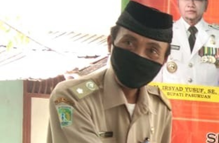 H Toyib, Kepala Desa Kawisrejo, Kecamatan Rejoso, Pasuruan.