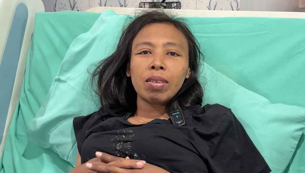 Novitasari (35), warga Tulungagung yang menjalani cuci darah rutin selama 2 tahun. 
