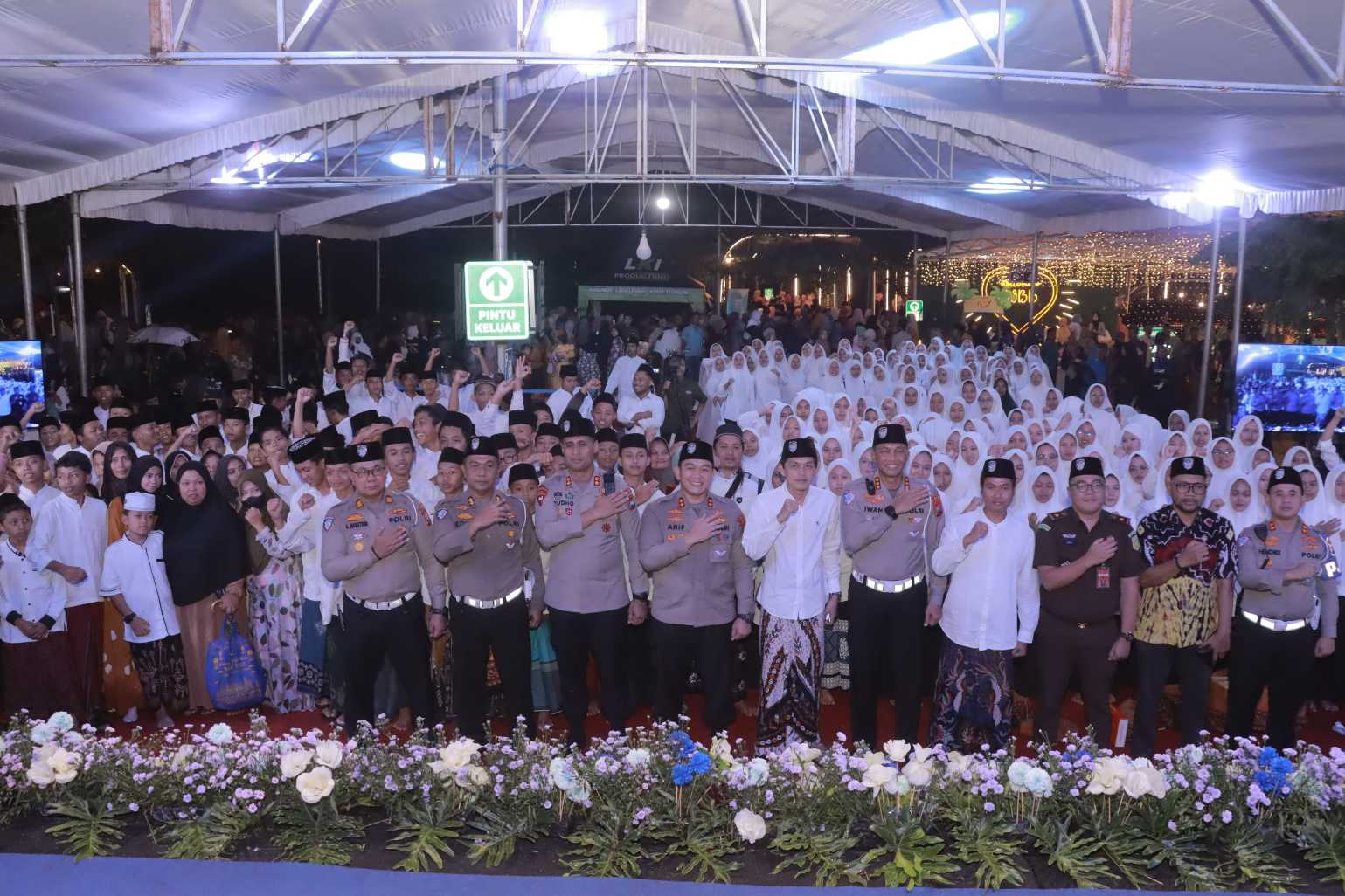 Polres Blitar Gandeng Gus Iqdam, Ajak Masyarakat Ingat Pentingnya Keselamatan Lalu Lintas