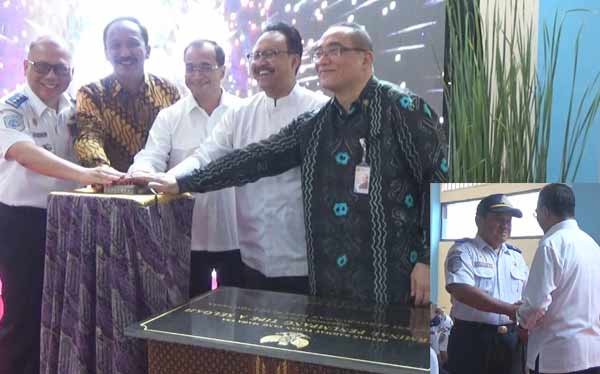 Peresmian bersama Terminal Seloaji oleh Menteri Perhubungan Budi Karya Sumadi. 
