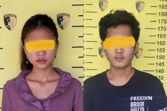 polsek-wonocolo-surabaya-bekuk-pasutri-yang-kompak-jual-motor-di-medsos-hasil-penipuan