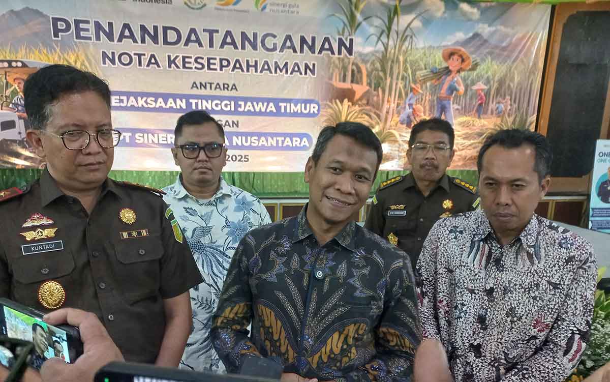 Dukung Swasembada Gula dan Energi Nasional, Kejati Jatim MoU dengan PT SGN