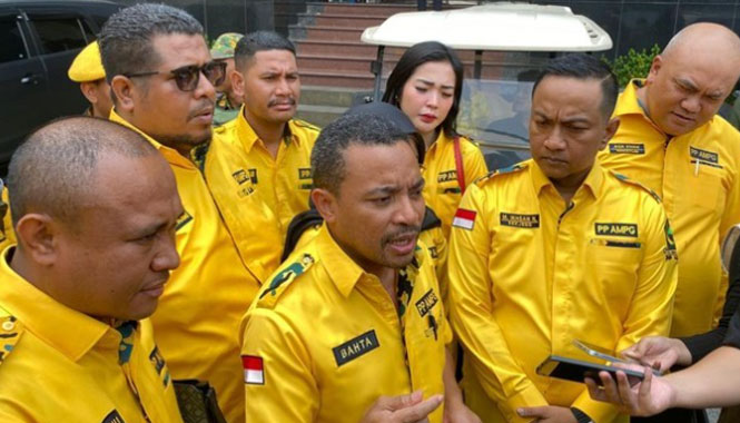 AMPG saat mendatangi Mapolda Metro Jaya