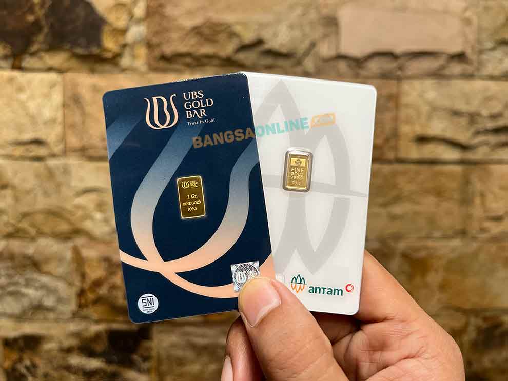 Simak daftar harga emas Antam, UBS, dan Galeri24 terbaru hari ini. Foto: Bangsaonline.