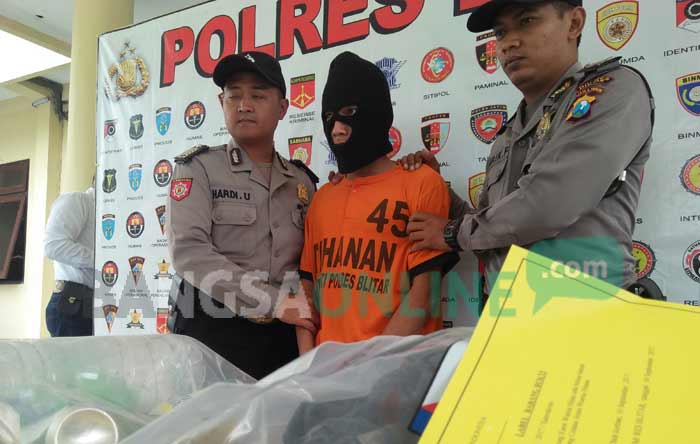 Pelaku Pembacokan di Talun Blitar Menyerahkan Diri