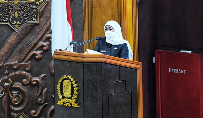 Gubernur Jatim, Khofifah Indar Parawansa.