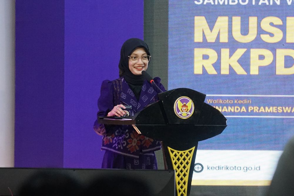Wali Kota Kediri Vinanda Prameswati. 