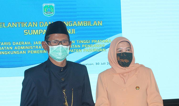 Anang Saiful Wijaya Resmi Jabat Sekda Kabupaten Pasuruan