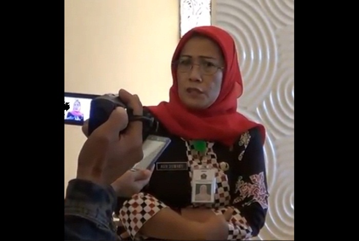 Asih Siswanti selaku Kasi Stabilitas Harga Dinas Perdagangan Kota Malang.