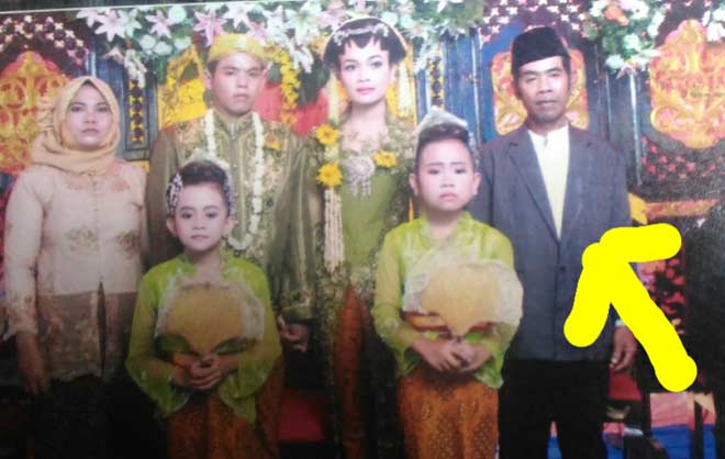 Suparman, saat masih berkumpul dengan keluarga. foto: istimewa