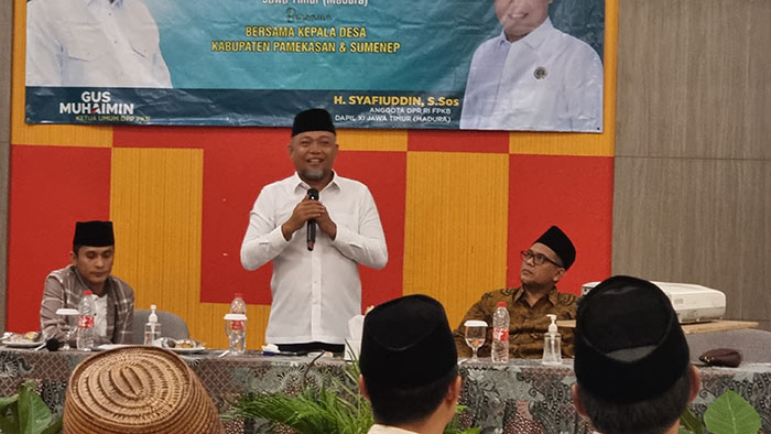 Anggota Komisi V DPR RI, Syafiuddin, saat menyampaikan revisi peraturan masa jabatan kepala desa yang awalnya 6 tahun bisa sampai 10 tahun.