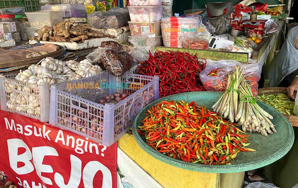 Harga Cabai di Yogyakarta Hari Ini Melorot, Khusus Rawit Naik Rp3 Ribu
