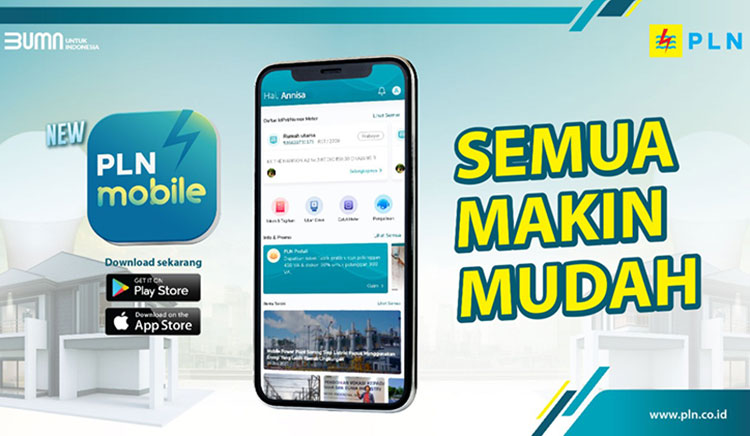 PLN berikan kemudahan para pelanggan dengan menghadirkan New PLN Mobile. (foto: ist)