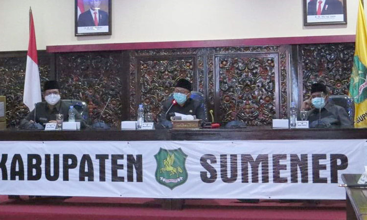 Rapat kerja Tim Gugus Tugas Percepatan Penanganan Covid-19 Kabupaten Sumenep.