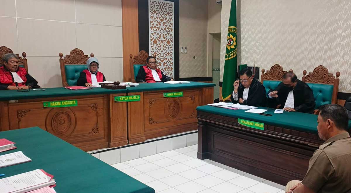 Sidang Kades Bringinbendo di PN Sidoarjo.