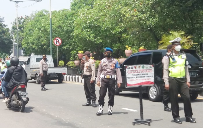 21 Orang Terjaring Operasi Yustisi Prokes Gabungan di Kota Kediri