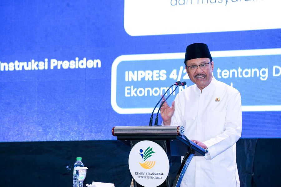 Di Sidoarjo, Mensos Gus Ipul Ajak Jajaran di Sidoarjo Jihad Pemutakhiran DTSEN