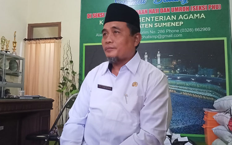 A. Rifa’i Hasyim, Kasi Penyelenggaraan Haji dan Umrah Kemenag Sumenep.