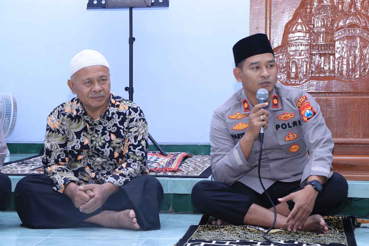 Jumat Curhat, Wakapolres Ngawi Berpesan Waspada Terhadap Pelaku Curanmor di Bulan Ramadhan
