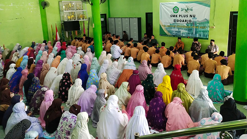 Sukseskan PPDB 2022, SMK Plus NU Sidoarjo Gelar Khotmil Quran
