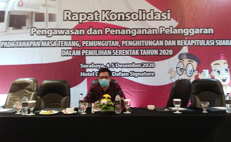 Usman, S.E., Kordiv. Penanganan Pelanggaran, Bawaslu Surabaya.