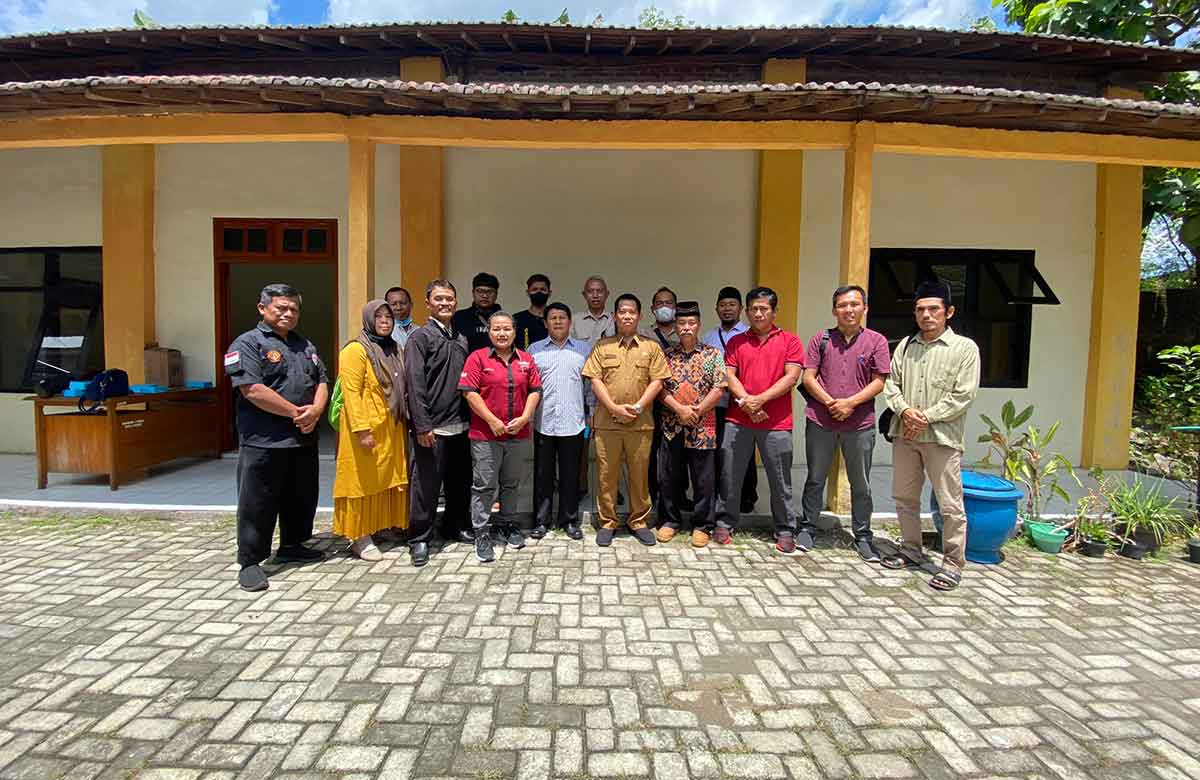 Para pengurus perguruan silat di Kota Kediri saat foto bersama usai diskusi. Foto: Ist