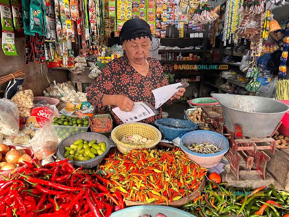 Harga cabai di Yogyakarta terus menunjukkan penurunan. Foto: Bangsaonline.