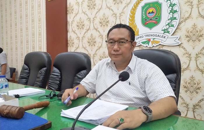 Mugianto Ketua Komisi II DPRD Trenggalek.