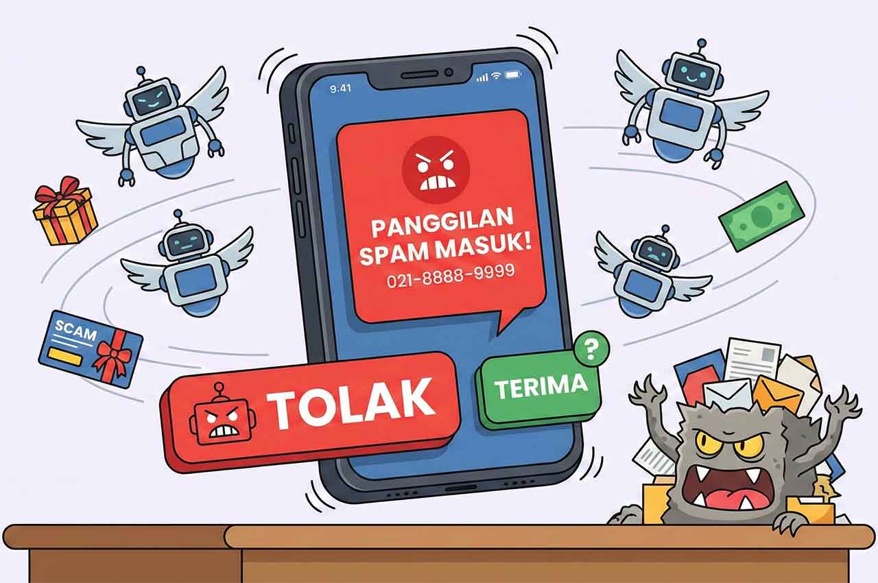Ilustrasi Spam.