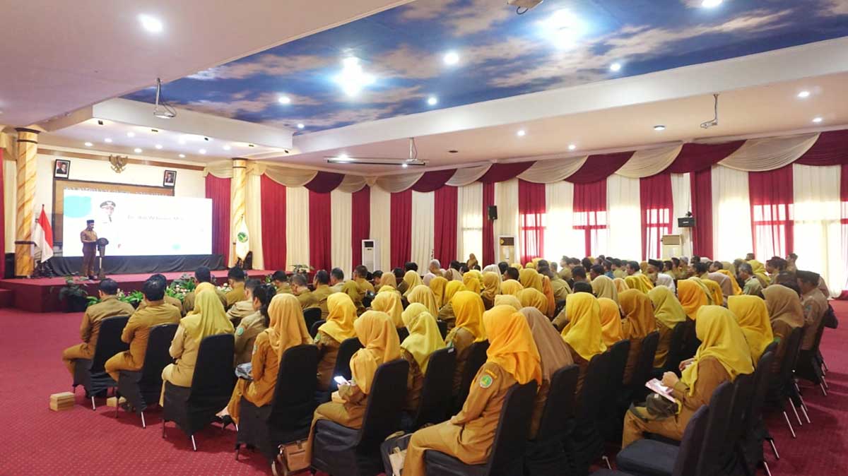 Wali Kota Pasuruan saat memberi sambutan.