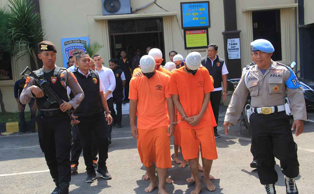 Polres Kediri Kota Ungkap 6 Kasus, Apa Saja?