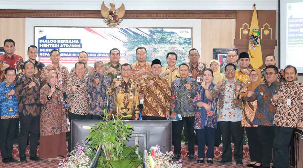 Dialog Bersama Kepala Daerah se-Jawa Tengah, Menteri ATR/BPN Paparkan Peran Pemda
