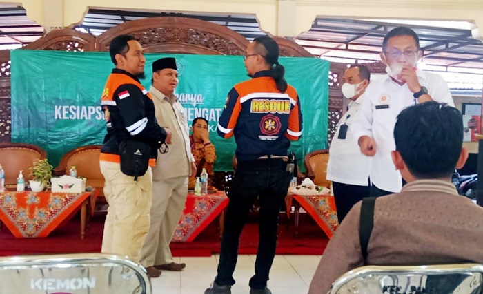 Lokakarya Kesiapsiagaan Desa Mengatasi Bencana di Kecamatan Kota, Rabu (15/12/2021).