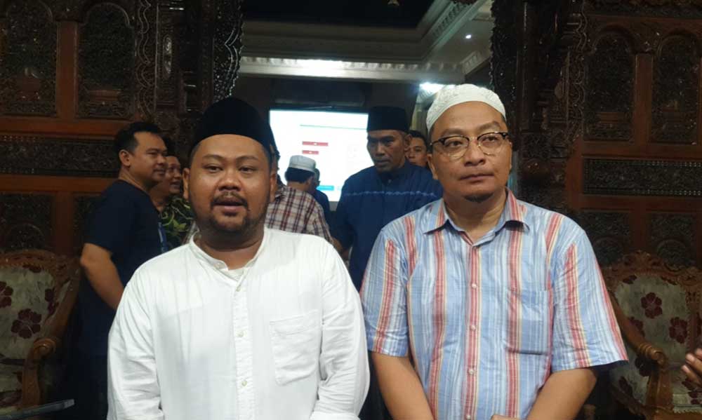 Paslon Yani-Alif saat wawancara bersama BANGSAONLINE