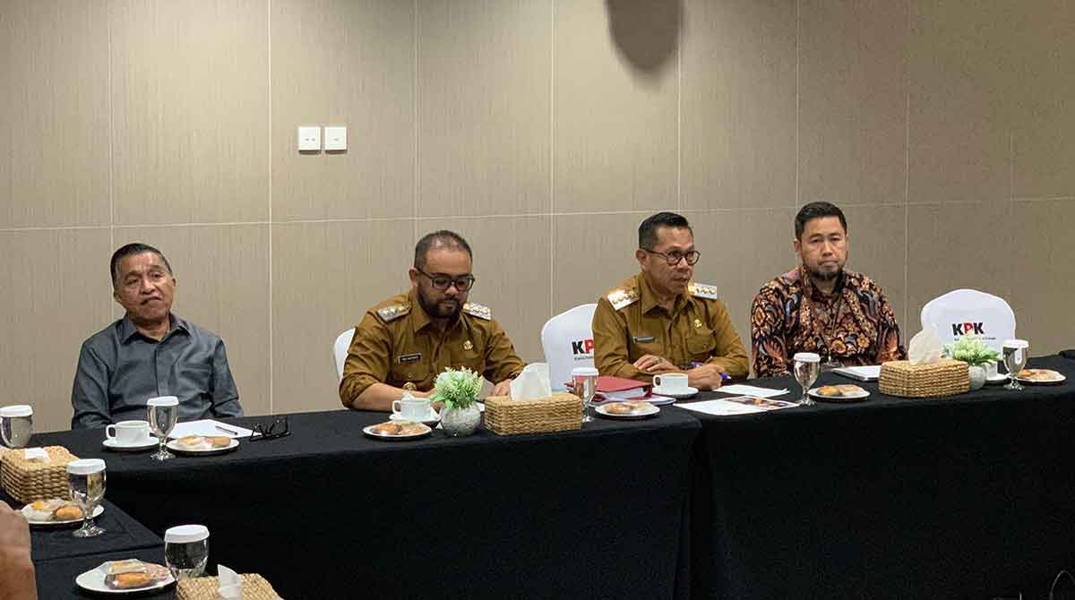 Rapat koordinasi dan audiensi antara Pemkot Batu bersama KPK.