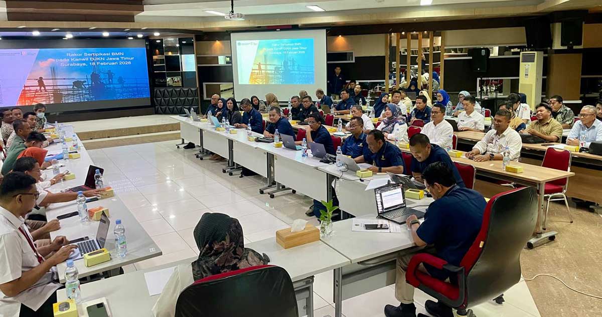 Rapat Koordinasi Penetapan Target, dan Lokasi percepatan Program Sertipikasi BMN Tahun Anggaran 2026.