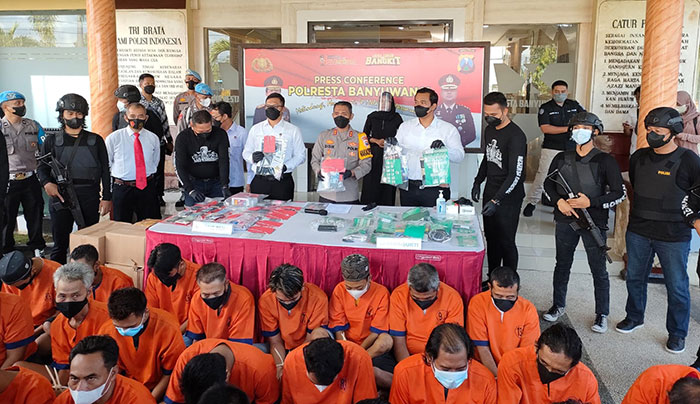 Operasi Pekat Semeru di Banyuwangi Didominasi Kasus Narkoba