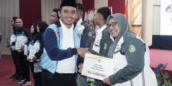 Wali Kota Pasuruan Lepas Kontingen Porprov Jatim IX 2025, Optimis Masuk 10 Besar