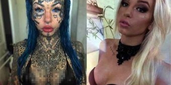 Tubuh Dipenuhi Tatto, Akhirnya Pilih Mata untuk Dibikin Biru, Meski Menjadi Buta