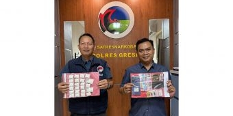 Tangkap Pengedar Pil Double L, Polres Gresik Sita 1.169 Butir dan Uang Rp1,5 Juta
