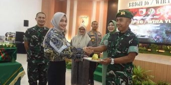 Wali Kota Kediri Hadir di Acara Tasyakuran HUT ke-18 Brigif 16 Wira Yudha
