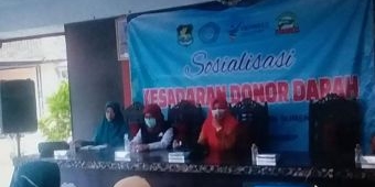 Gandeng PMI, TP-PKK Sumenep Gelar Sosialisasi Kesadaran Donor Darah