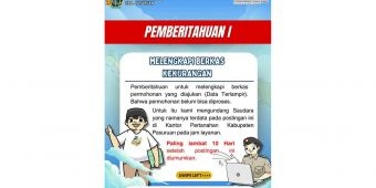 Cek Nama Anda! Kantah Kabupaten Pasuruan Minta Pemohon Hadir Bawa Berkas