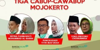 Pilbup Mojokerto, Tiga Cabup-Cawabup Bertarung, Siapa Unggul?
