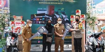 Polres Batu Gelar Pengundian Gebyar Vaksinasi Covid-19 Berhadiah