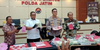 Peredaran Narkotika Lintas Provinsi Digagalkan Polda Jatim, 33 Kg Sabu dan 1 Kurir Diamankan
