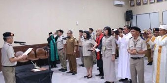 Kantah Kabupaten Pasuruan Laksanakan Pengangkatan Sumpah Panitia Ajudikasi dan Satgas PTSL 2025