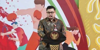 Pelepasan Kontingen Kabupaten Kediri, Mas Dhito Ingatkan Potensi Kecurangan saat Porprov Jatim 2025