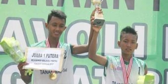 Tundukkan Kabupaten Malang, Tim Voli Pantai Putra Tuban Juara Kejurda Kapolda Cup 2017